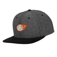 Chambray-suede snapback (6089CH) Vignette