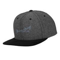 Chambray-suede snapback (6089CH) Vignette