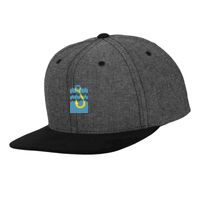 Chambray-suede snapback (6089CH) Vignette