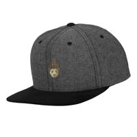 Chambray-suede snapback (6089CH) Vignette