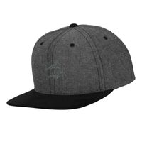 Chambray-suede snapback (6089CH) Vignette