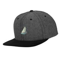 Chambray-suede snapback (6089CH) Vignette
