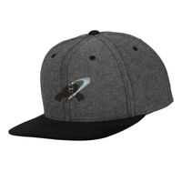 Chambray-suede snapback (6089CH) Vignette