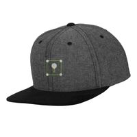 Chambray-suede snapback (6089CH) Vignette