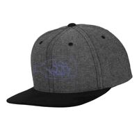 Chambray-suede snapback (6089CH) Vignette