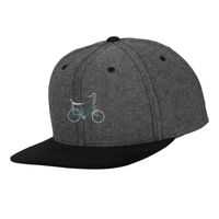 Chambray-suede snapback (6089CH) Vignette