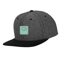 Chambray-suede snapback (6089CH) Vignette