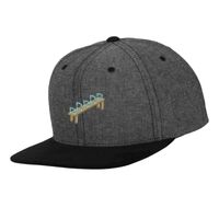 Chambray-suede snapback (6089CH) Vignette