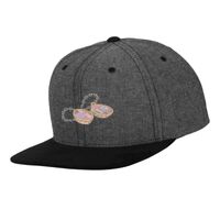 Chambray-suede snapback (6089CH) Vignette