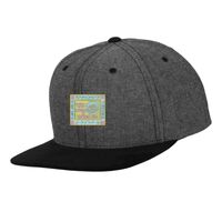 Chambray-suede snapback (6089CH) Vignette