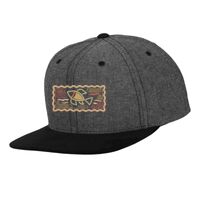 Chambray-suede snapback (6089CH) Vignette