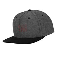 Chambray-suede snapback (6089CH) Vignette
