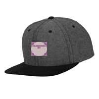 Chambray-suede snapback (6089CH) Vignette