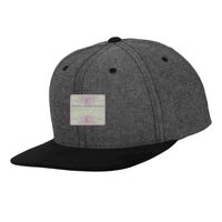 Chambray-suede snapback (6089CH) Vignette