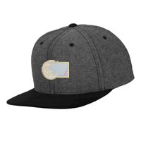 Chambray-suede snapback (6089CH) Vignette