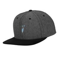 Chambray-suede snapback (6089CH) Vignette