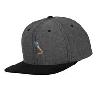 Chambray-suede snapback (6089CH) Vignette