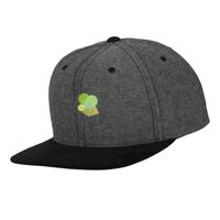 Chambray-suede snapback (6089CH) Vignette