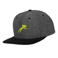 Chambray-suede snapback (6089CH) Vignette