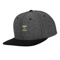 Chambray-suede snapback (6089CH) Vignette
