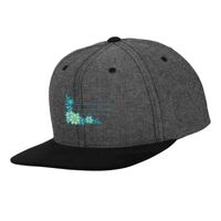 Chambray-suede snapback (6089CH) Vignette