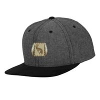 Chambray-suede snapback (6089CH) Vignette