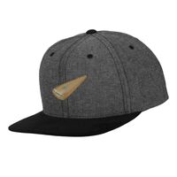 Chambray-suede snapback (6089CH) Vignette