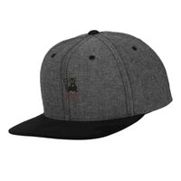 Chambray-suede snapback (6089CH) Vignette