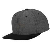 Chambray-suede snapback (6089CH) Vignette