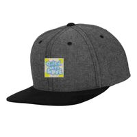 Chambray-suede snapback (6089CH) Vignette