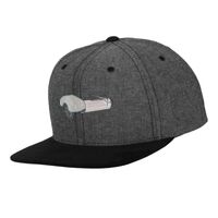 Chambray-suede snapback (6089CH) Vignette