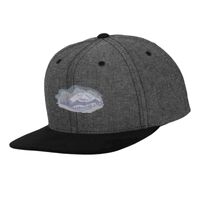 Chambray-suede snapback (6089CH) Vignette