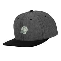 Chambray-suede snapback (6089CH) Vignette