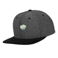 Chambray-suede snapback (6089CH) Vignette
