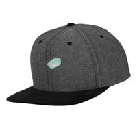 Chambray-suede snapback (6089CH) Vignette