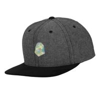 Chambray-suede snapback (6089CH) Vignette