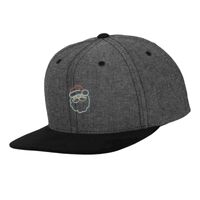 Chambray-suede snapback (6089CH) Vignette