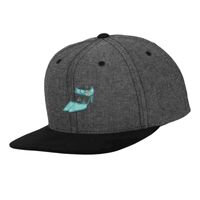 Chambray-suede snapback (6089CH) Vignette