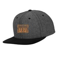 Chambray-suede snapback (6089CH) Vignette