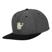 Chambray-suede snapback (6089CH) Vignette