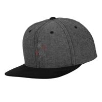 Chambray-suede snapback (6089CH) Vignette