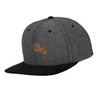 Chambray-suede snapback (6089CH) Vignette