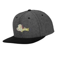 Chambray-suede snapback (6089CH) Vignette