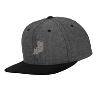 Chambray-suede snapback (6089CH) Vignette
