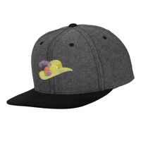 Chambray-suede snapback (6089CH) Vignette