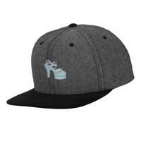 Chambray-suede snapback (6089CH) Vignette