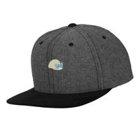 Chambray-suede snapback (6089CH) Vignette