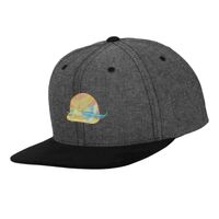 Chambray-suede snapback (6089CH) Vignette