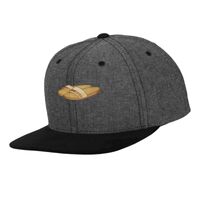 Chambray-suede snapback (6089CH) Vignette