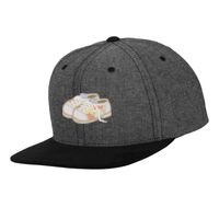 Chambray-suede snapback (6089CH) Vignette